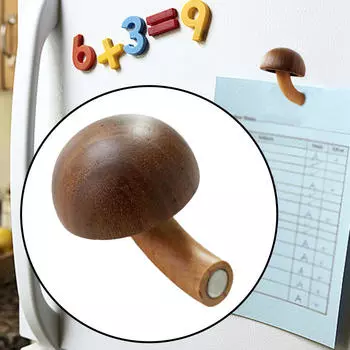 Наклейка на холодильник в виде гриба, 3D-магниты, уникальная, ручная работа, креативная, мебель, украшение дома Small round head