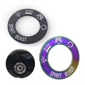 Наклейка на ключ блокировки запуска мотоцикла Аксессуары для мотоциклов Новые для Benelli BN600i BN300 Suzuki GW250 DL250 EN125 EN2f Honda CB190 чёрный