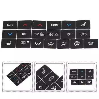 Наклейка на кнопку кондиционера автомобиля для Buick Lacrosse 2005 - 2009 Наклейка на кнопку приборной панели Наклейка Внутренняя часть CHINA