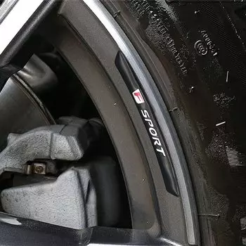 Наклейка на колесо Bokos Наклейка на обод для Lexus 3D Design Авто Мотоцикл Велосипед Универсальный (Ф, Черный) F