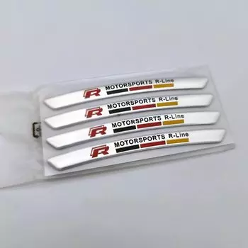 Наклейка на колесо Наклейка на обод [Доступны различные стили] Красный R /R