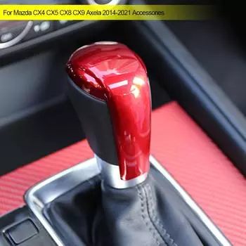 Наклейка на крышку ручки переключения передач автомобиля для Mazda 2 3 6 BM GJ Demio CX5 CX8 CX9 Axela 2014-2024 2024 Аксессуары