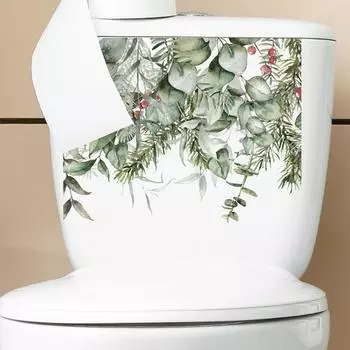 Наклейка на крышку сиденья унитаза самоклеящаяся сильная липкость ПВХ водонепроницаемая легко отклеивающаяся