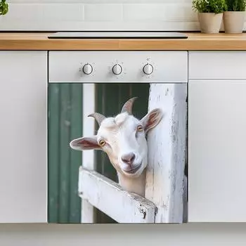 Наклейка на кухонную духовку Lamb Home Beautification Декоративная настенная наклейка 34*34cm/fun-f337