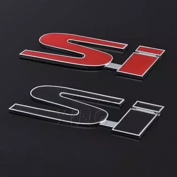 Наклейка на кузов автомобиля, эмблема, значок на задний багажник, наклейка для Ho + nda Civic Si Accord 2003-2007 Crv Hrv City, аксессуары для стайлинга автомобилей чёрный