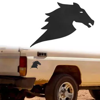 Наклейка на кузов автомобиля, автоматическая наклейка, простая установка, новинка, украшение в форме лошади, индивидуальность для Style A