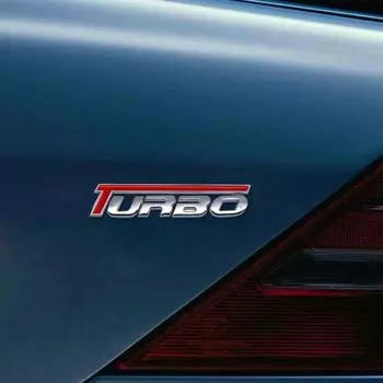 Наклейка на кузов автомобиля из цинкового сплава, металлическая турбо-эмблема на багажник, крыло, аксессуары для автомобиля, мотоцикла, велосипеда, универсальная