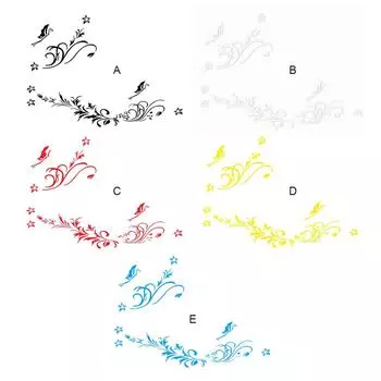 Наклейка на кузов автомобиля с цветком, профессиональные печатные наклейки, автомобильные украшения, автомобильные аксессуары, универсальные украшения для экстерьера своими руками