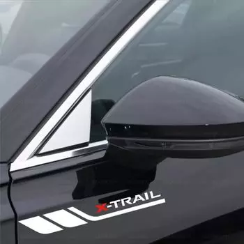 Наклейка на кузов для Nissan Fender Универсальная дверь Боковая задняя стеклянная боковая юбка Эмблема Скрывает царапины Улучшает внешний вид Крутое уникальное украшение Водонепроницаемый