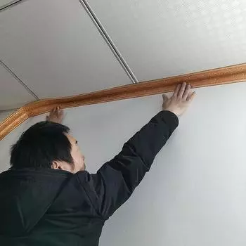 Наклейка на линию талии 2,3 м, 3D пенопластовая наклейка на край стены, самоклеящиеся наклейки, можно сложить пополам