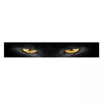 Наклейка на лобовое стекло автомобиля, наклейка на задний блок, солнцезащитный козырек, украшение 3D стереоскопический кошачий глаз автомобиля Yellow eyes