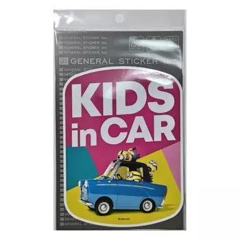 Наклейка на машину Minions CG Kids In Car KIDS IN CAR Universal Movie Гадкий Я