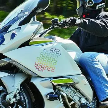 Наклейка на мотоцикл, сотовый шлем, наклейки, наклейка на шлем, водонепроницаемая наклейка A1