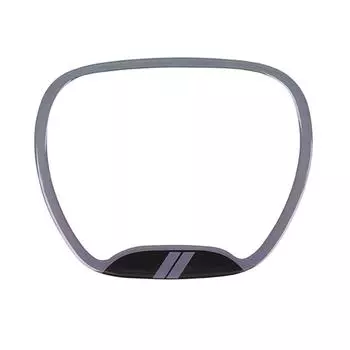 Наклейка на накладку, центральное кольцо рулевого колеса для Challenger Charger 2015+ Durango 2014+, черный/серый/красный/желтый/оранжевый серый