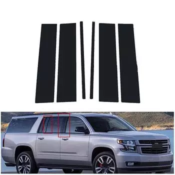Наклейка на накладку двери, окна, стойки автомобиля для Chevrolet Suburban/GMC Yukon XL 2015-2020