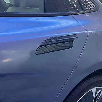 Наклейка на наружное переднее крыло для уплотнения, 1 пара легких декоративных аксессуаров, легко устанавливается чёрный