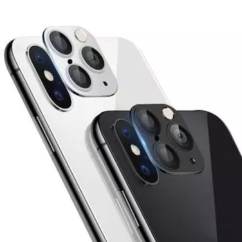 Наклейка на объектив камеры, защитная пленка из титанового сплава для экрана для iPhone X/XS/XSMAX Second Change 11 Pro серебряный