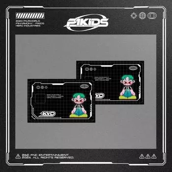 Наклейка на обложку карты MD для магазина P1Harmony P1KIDS POP-UP KYO