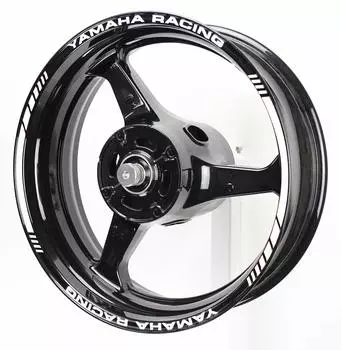 Наклейка на обод AxxL Bike 17 дюймов Yamaha Racing SP6-Y (белый)