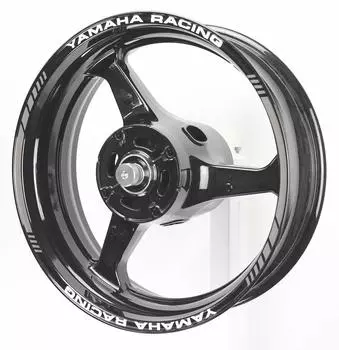 Наклейка на обод AxxL Bike 17 дюймов Yamaha Racing SP6-Y (Серебряный)