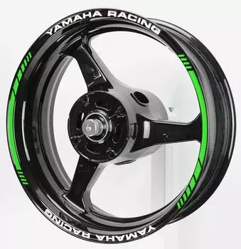 Наклейка на обод AxxL Bike 17 дюймов Yamaha Racing SP6-Y (Флуоресцентный зеленый)