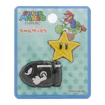 Наклейка на одежду Inagaki Super Mario Patch Super Star Killer Наклейка Iron Dual Use Adhesive MRS011