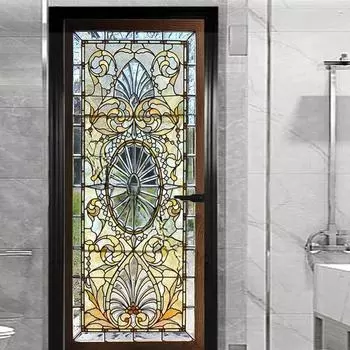 Наклейка на окно и внешнюю дверь для гостиной, спальни, сделай сам, самоклеящиеся обои, домашний декор, дверной плакат, ремонт, легко наклеивается MT-062