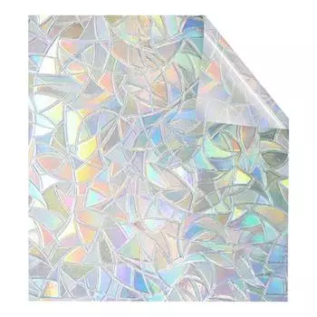 Наклейка на окно ПВХ светоотражающий оконный плакат съемная антибликовая решетчатая пленка для домашнего офиса декор