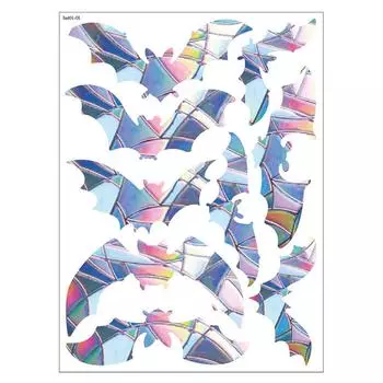 Наклейка на окно Радуга многоразовая в форме статического удара против столкновений стеклянная наклейка для спальни ловец солнца для домашнего декора