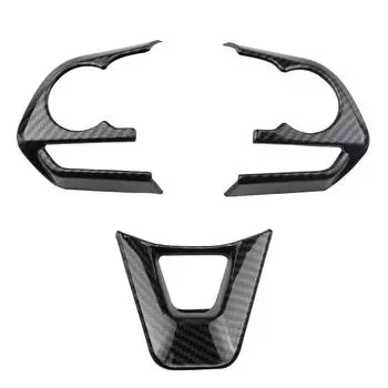 Наклейка на панель рулевого колеса автомобиля для Toyota RAV4 Corolla E210 Avalon 2019 2020 2021 2022 белый