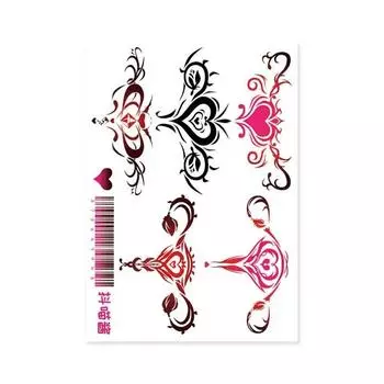 Наклейка на пупок, сексуальный пупок для женщин, водостойкая временная наклейка, поддельное боди-арт, сексуальная прочная наклейка для моделирования татуировки T1580 A