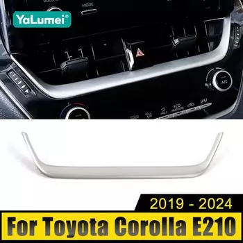 Наклейка на рамку автомобильной навигационной полосы из АБС-пластика для Toyota Corolla E210 2019 2020 2024 2024 2024 2024 Hybrid