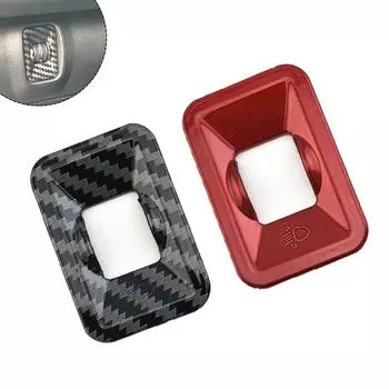 Наклейка на рамку переключателя фар автомобиля из углеродного волокна для MG6 HS 2020