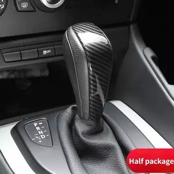 Наклейка на ручной тормоз автомобиля из углеродного волокна ABS, чехол на ручку переключения передач для BMW 3 серии E91 E90 E92 E93 2006-2012, тюнинговые аксессуары белый