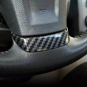 Наклейка на руль автомобиля, наклейки из углеродного волокна для Subaru Forester SJ 2013-2015 XV Crosstrek GP 2012-2015, автоаксессуары Bright Color