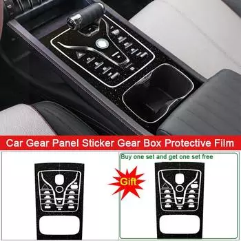Наклейка на салон автомобиля, подходит для BYD ATTO 3 YUAN PLUS 2022 2023, наклейка на панель передач автомобиля, защитная пленка для коробки передач, автоаксессуары