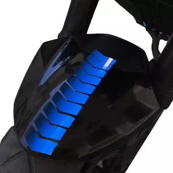 Наклейка на шлем Arrow Design Azur Blue Mudguard CinarExtreme