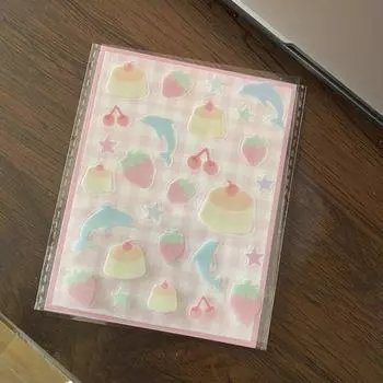 Наклейка на стаканчик с водой, симпатичное украшение для книги, 2025, наклейка на чехол для телефона 3