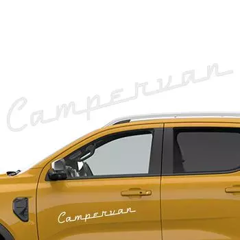 Наклейка на стекло автомобиля Campervan, водонепроницаемая, липкая, светоотражающая наклейка на заднее стекло, принадлежности для внедорожников, минивэнов, мотоциклов, седанов