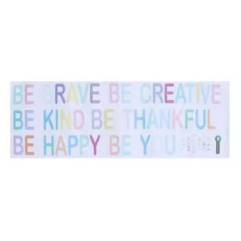 Наклейка на стену Цветной английский алфавит Наклейка Спальня Гостиная Фон Украшение