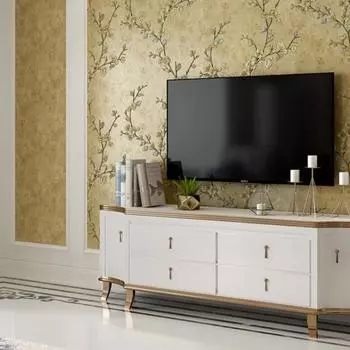 Наклейка на стену «Цветок сливы» Самоклеящиеся съемные обои для украшения дома 2