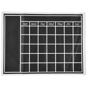 Наклейка на стену для школьной доски 45x60 см, съемная, самоклеящаяся, водонепроницаемая, из ПВХ, календарь для школьной доски с
