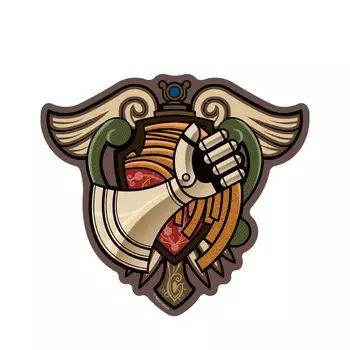 Наклейка на стену «Легенда о героях» Cospa Trails in the Sky Bracer [Официальная]