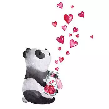 Наклейка на стену ПВХ самоклеящаяся наклейка на стену с изображением животных съемный художественный постер для украшения дома