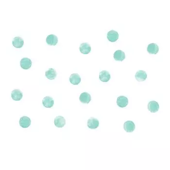 Наклейка на стену с волновой точкой, милые съемные 4 цвета, креативное украшение для комнаты, наклейка на стену в горошек для детской комнаты разноцветный