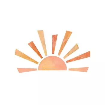 Наклейка на стену «Солнце», фоновое украшение, изысканные декоры из лент, интересная самоклеящаяся наклейка, декор детской комнаты