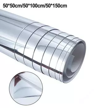 Наклейка на стену толщиной 0,1 мм, 1 шт., акриловая зеркальная пленка 5050cm