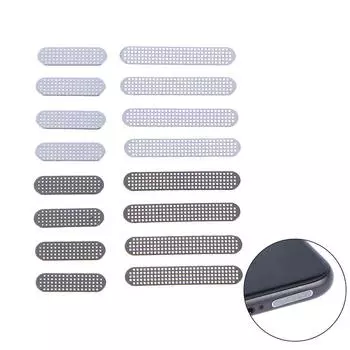Наклейка на телефонную трубку с сеткой для динамика, наклейка на пылезащитную сетку, металлическая наклейка на динамик телефона
