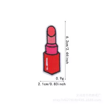 Наклейка на ткань с вышивкой в виде мультяшного узора, аксессуары для шапок, термоклеевая наклейка на ткань, наклейка с дыркой для пуховика QS25417-6 Hot Melt Adhesive