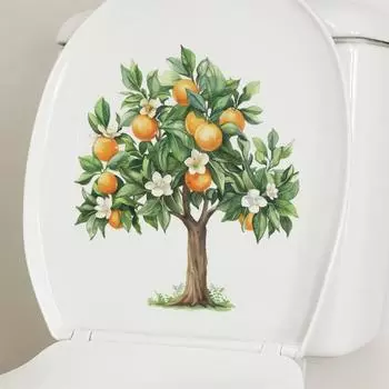 Наклейка на унитаз, съемная самоклеящаяся водостойкая ПВХ гостиная, ванная комната, настенная художественная наклейка на крышку унитаза